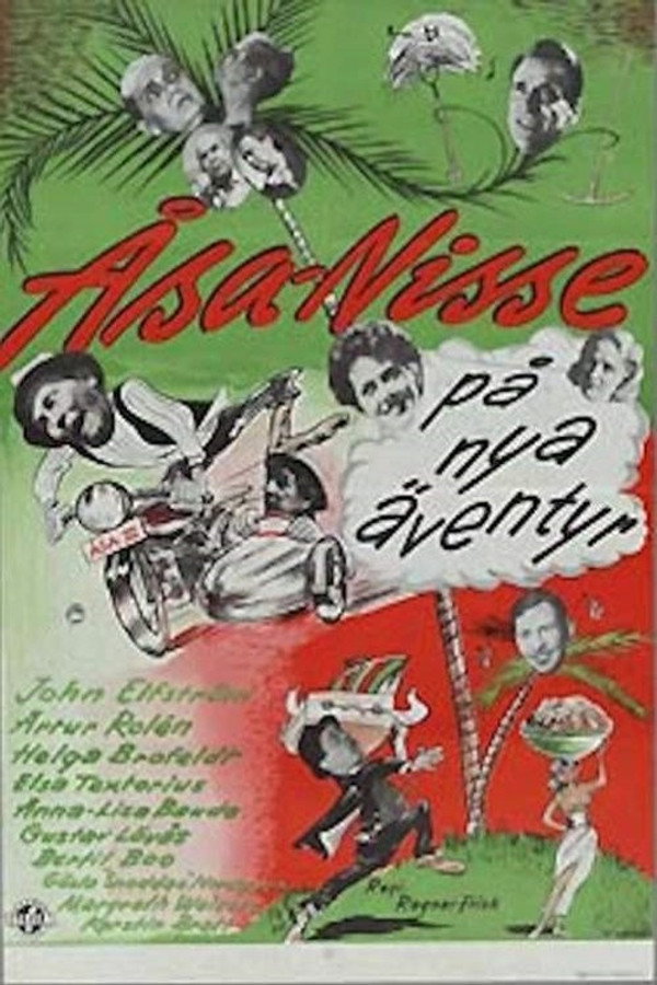 Åsa-Nisse på nya äventyr poster