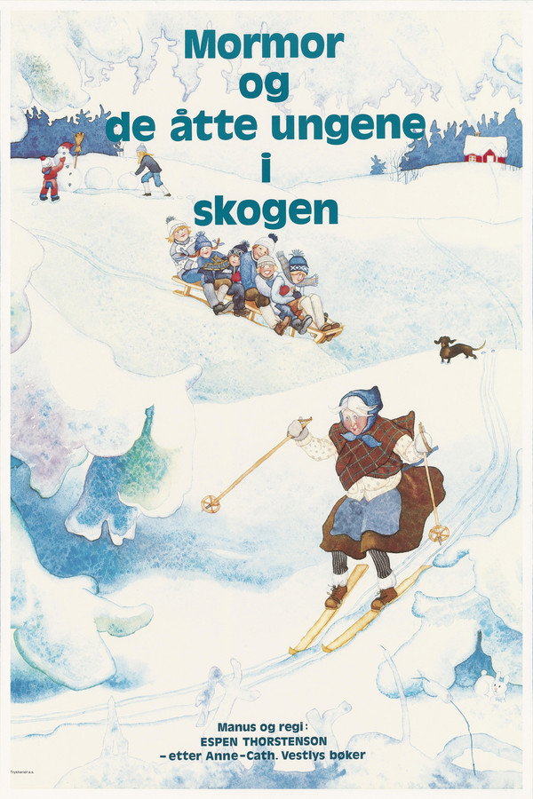 Mormor og de åtte ungene i skogen 海报