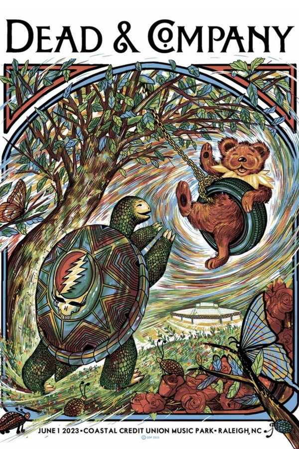 Dead & Company: 2023-06-01 Coastal Credit Union Music Park at Walnut Creek, Raleigh, NC, USA poster