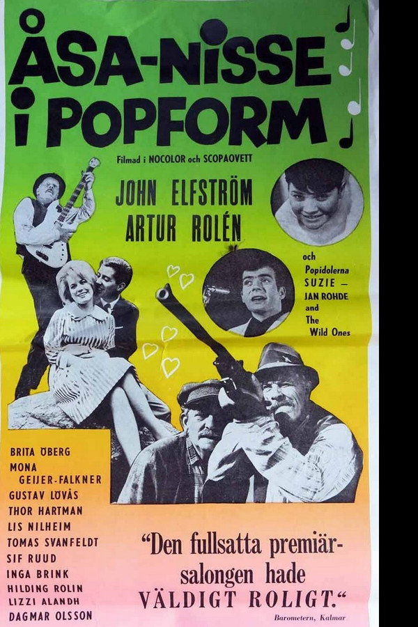 Åsa-Nisse i popform poster