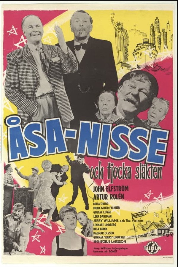 Åsa-Nisse och tjocka släkten poster