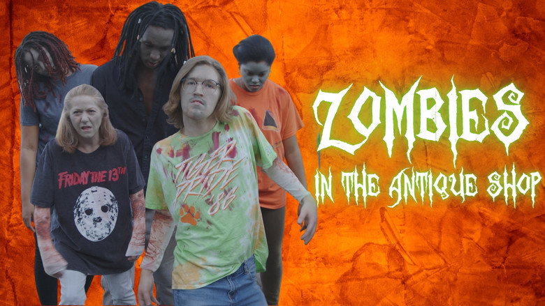 Zombies in the Antique Shop backdrop 2