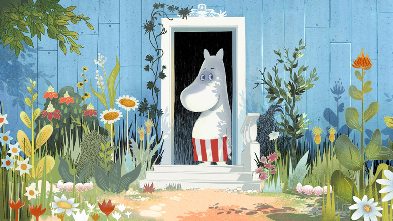 Moomins on the Riviera backdrop 7