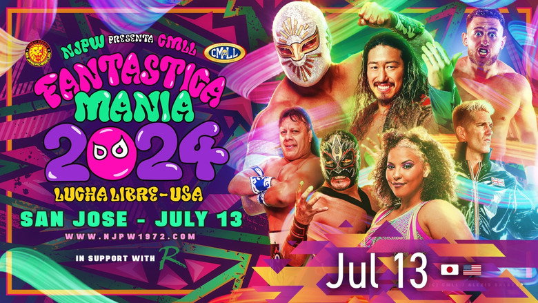 NJPW Presents CMLL Fantastica Mania 2024 - Lucha Libre USA backdrop 3
