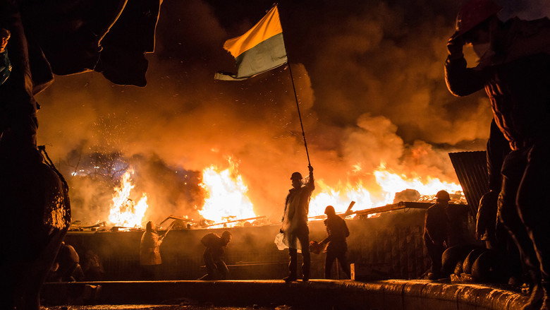 Ukraine on Fire backdrop 3
