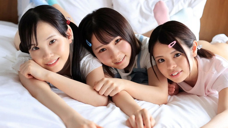 PIYO-157 Triple Paipan! Too innocent bitches! backdrop 1