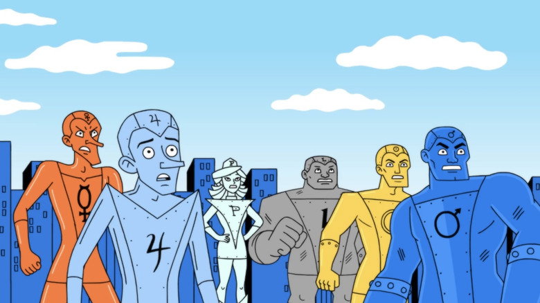 Metal Men backdrop 3