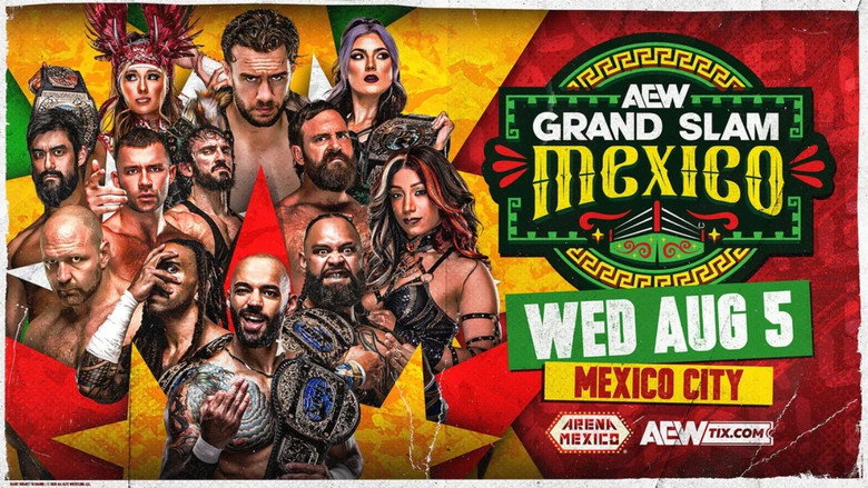 AEW Grand Slam Mexico backdrop 2