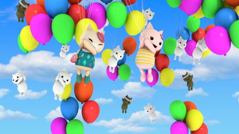 Nyanko on the Star Island backdrop 2
