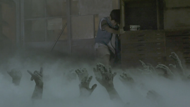 Haunted School backdrop 3