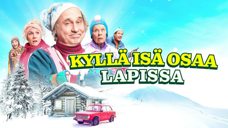 Kyllä isä osaa Lapissa backdrop 4