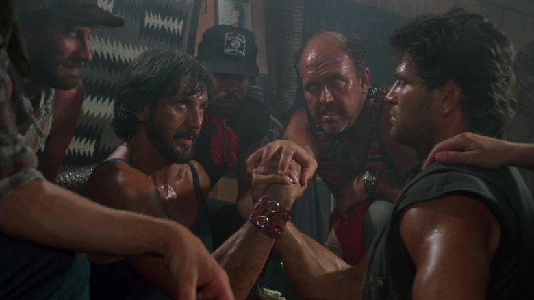 Hands of Steel backdrop 4
