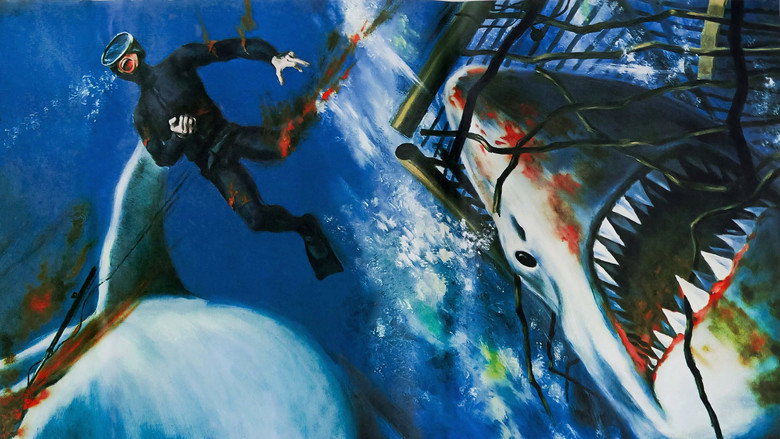 Men and Sharks backdrop 1