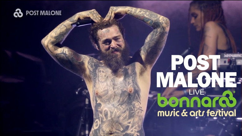 Post Malone live at Bonnaroo 2024 backdrop 1