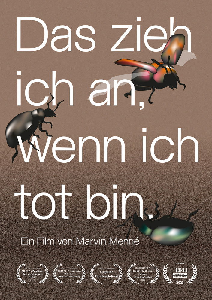 This is what I'm wearing when I'm dead.