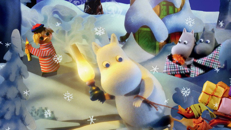 Moomins and the Winter Wonderland backdrop 7
