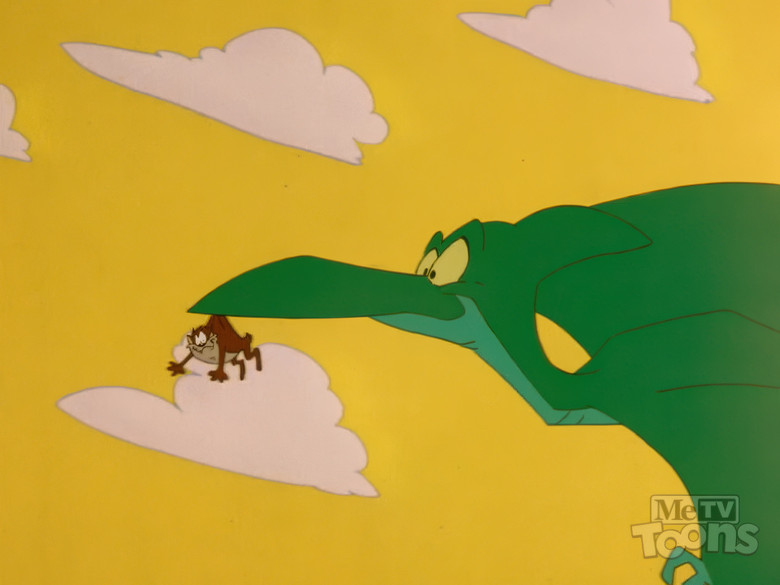 Taz and the Pterodactyl
