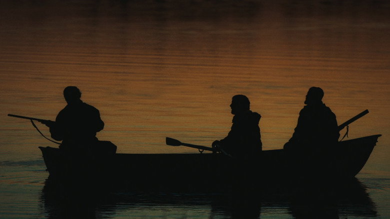 Hunters on a White Field backdrop 8