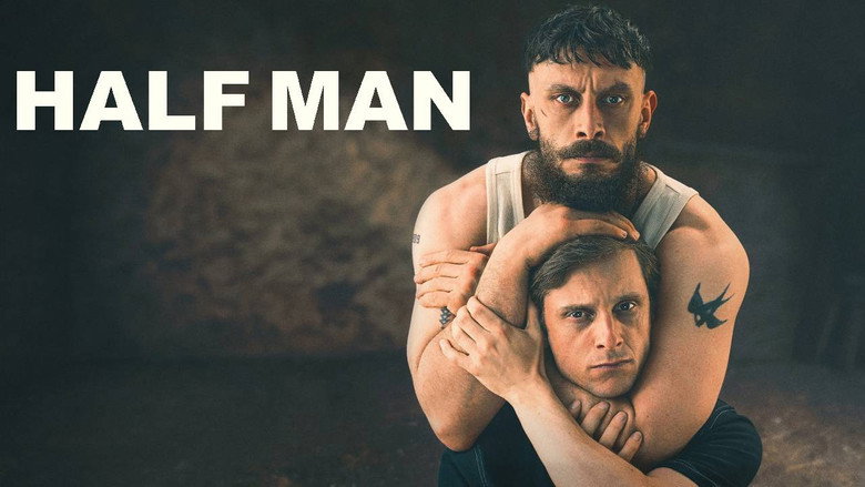 Half Man backdrop 2