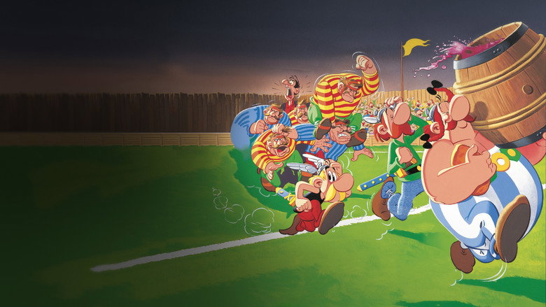 Asterix in Britain backdrop 9