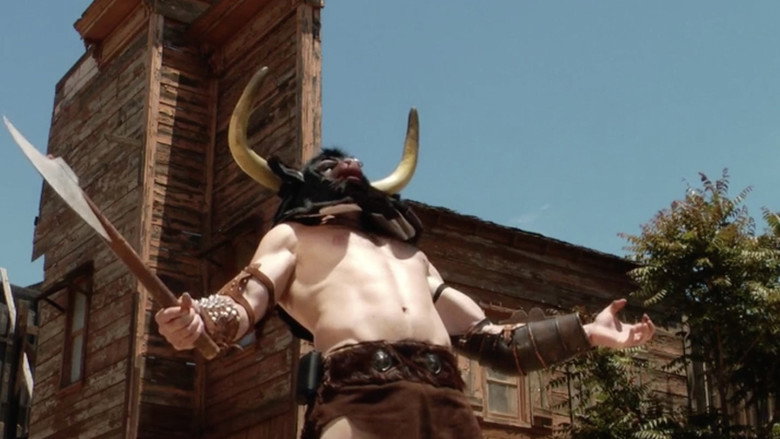 Minotaur Vs. Lawyer Duel backdrop 2