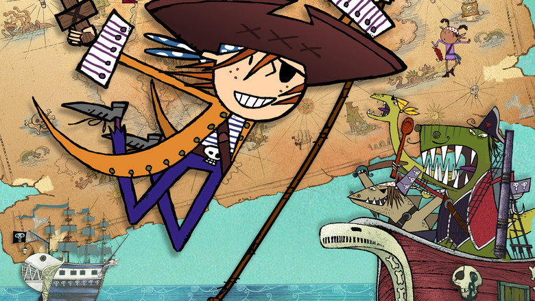 Captain Flinn and the Pirate Dinosaurs backdrop 2