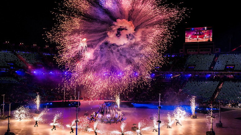 PyeongChang 2018 Olympic Opening Ceremony: Peace in Motion backdrop 2