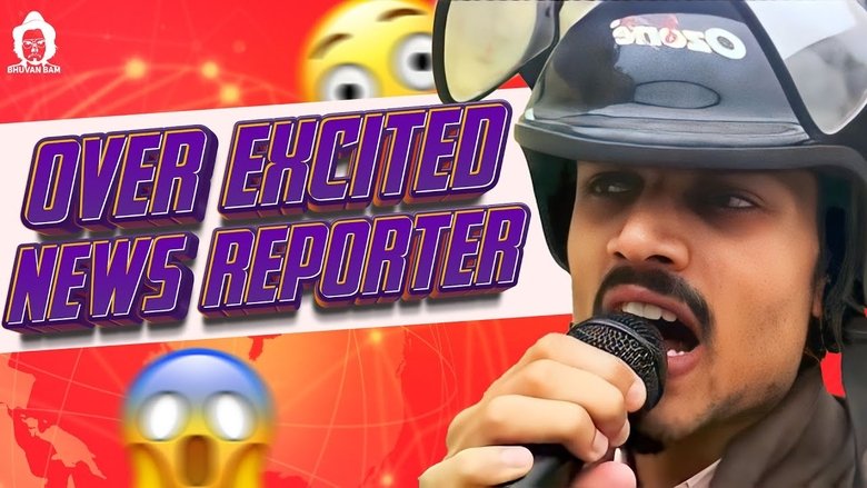 Over-Excited News Reporter
