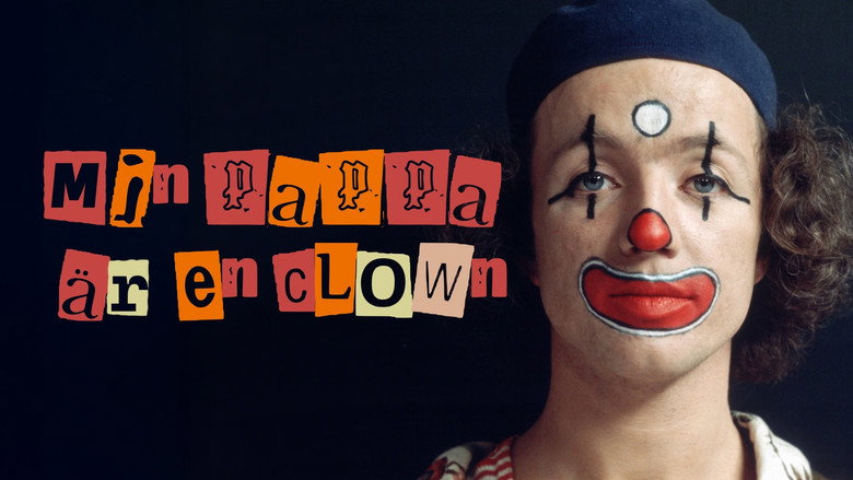 Min pappa är en clown backdrop 1