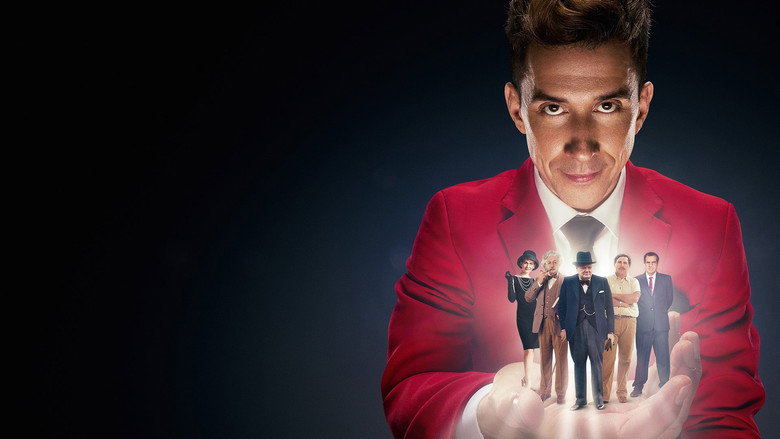 Evil Genius with Russell Kane backdrop 2