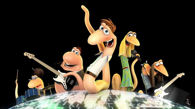 Sunshine Barry & the Disco Worms backdrop 2