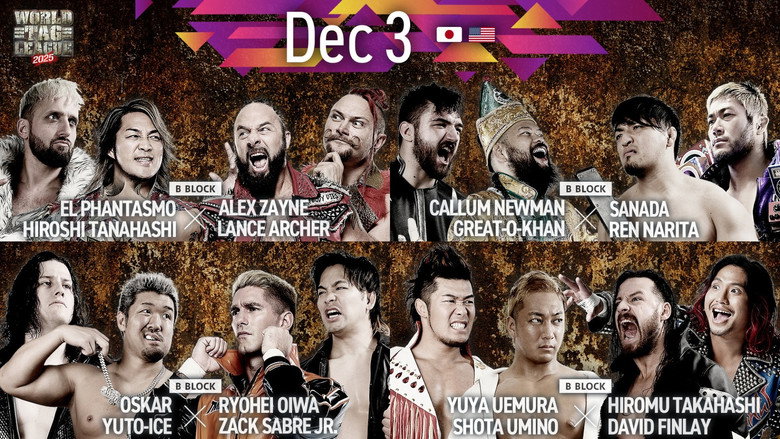 NJPW World Tag League 2025 - Day 10 backdrop 6