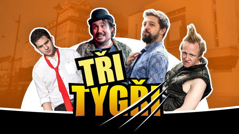 Tři tygři v BumBum Comedy backdrop 1