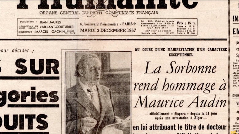 Maurice Audin, a story of mathematicians backdrop 2