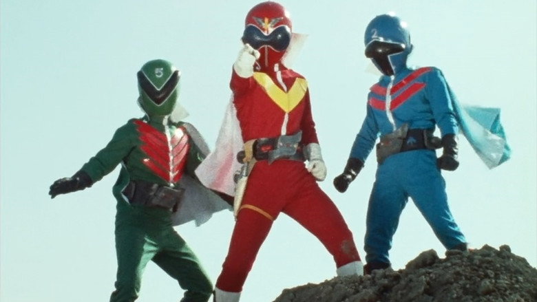 Himitsu Sentai Gorenger: The Volcano's Last Big Eruption backdrop 6