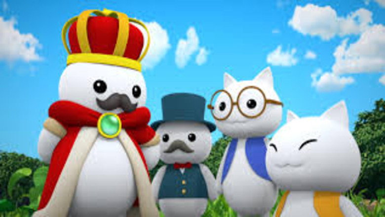 Nyanko on the Star Island backdrop 1