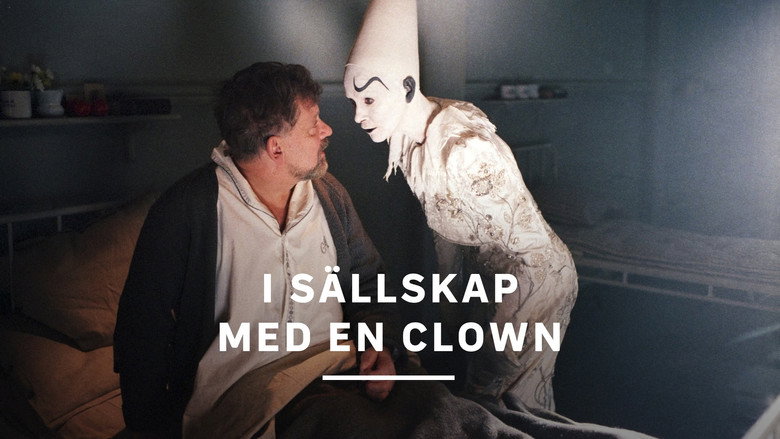 I sällskap med en clown backdrop 1