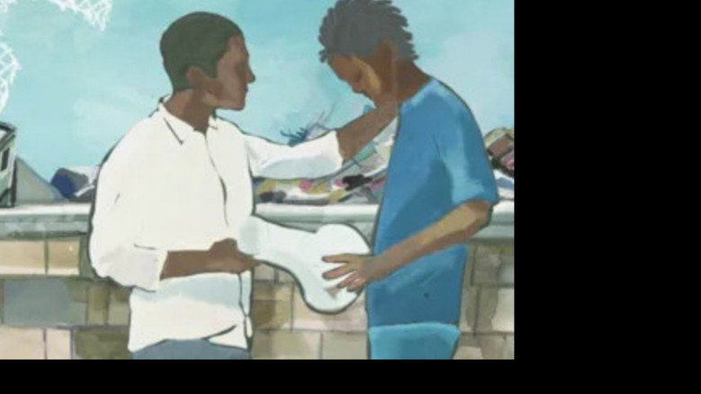 Portraits of Voyages Haiti: Earthquake backdrop 2