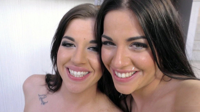 Teen Twins Double Fun backdrop 1