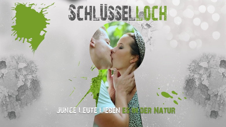 Schlüsselloch - Junge Leute lieben es in der Natur backdrop 1
