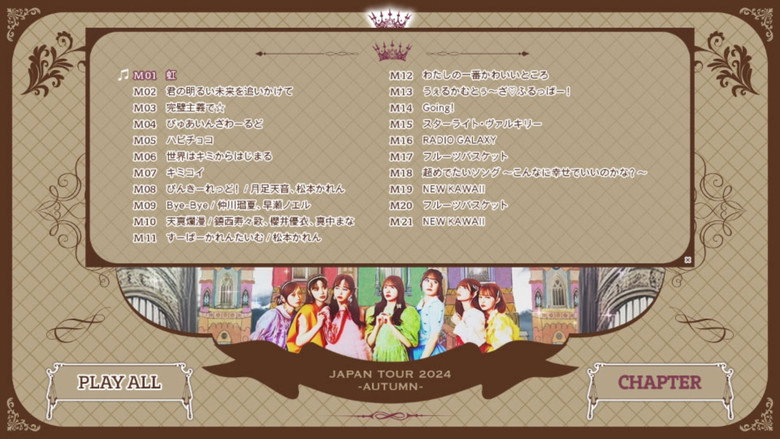 2nd LIVE FILM FRUITS ZIPPER JAPAN TOUR 2024 - AUTUMN THE STORY OF SEVEN COLORS backdrop 5