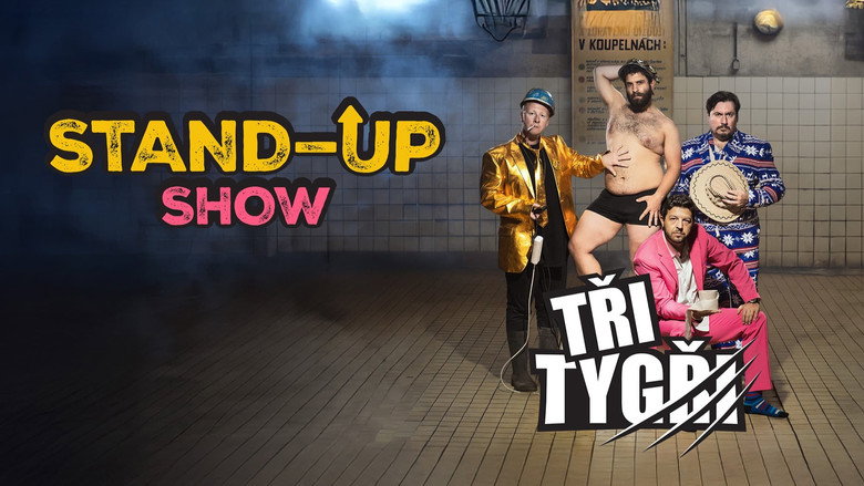 Tři tygři v BumBum Comedy backdrop 2