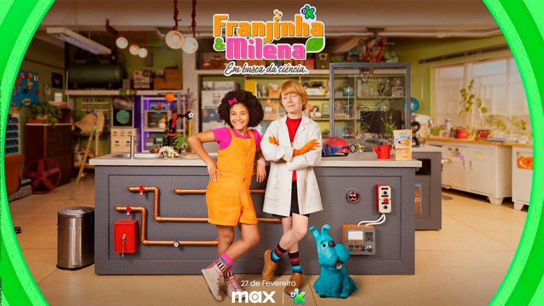 Franjinha e Milena em Busca da Ciência backdrop 2