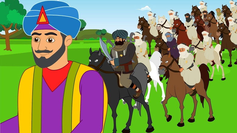Ali Baba and the 40 Thieves backdrop 2