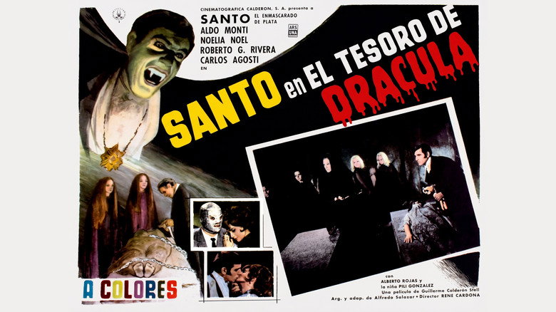 Santo in the Treasure of Dracula backdrop 5