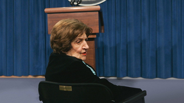 Thank You, Mr. President: Helen Thomas at the White House backdrop 3