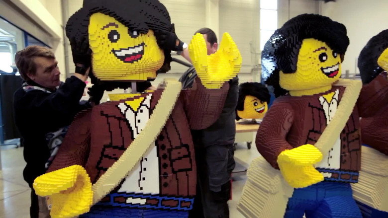 A LEGO Brickumentary backdrop 8