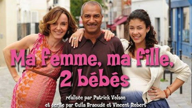 Ma femme, ma fille, 2 bébés backdrop 2