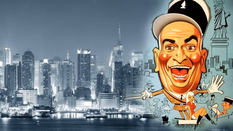 The Gendarme in New York backdrop 2