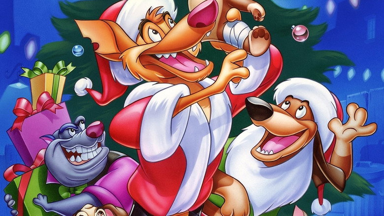 An All Dogs Christmas Carol backdrop 3